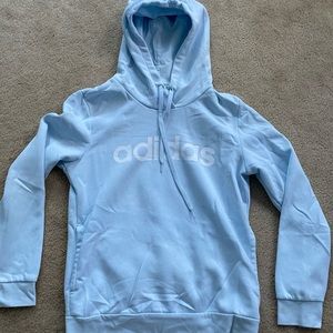 adidas hoodie light blue